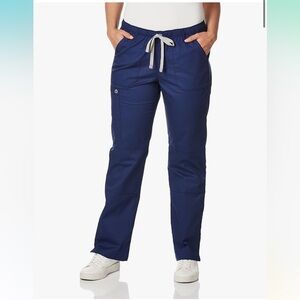 WonderWink‎ | Blue Straight Leg Scrub Pants | Medium Petite | NWT